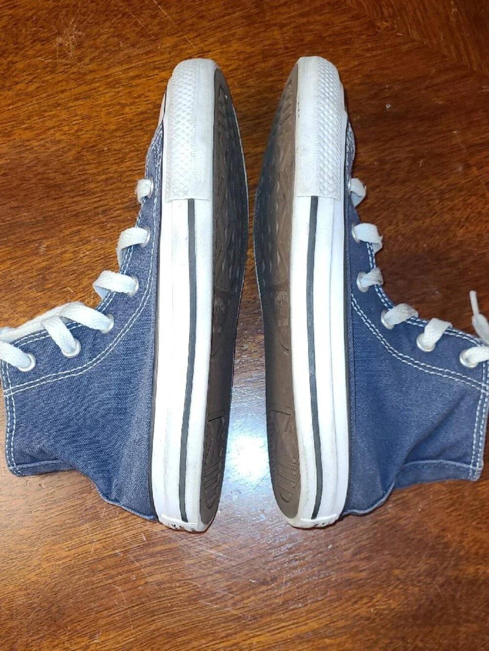Converse Chuck Taylor All Star Kids High-Top Sneakers in Blue and White US 13